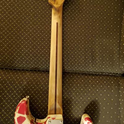 EVH (Partscaster) Frankenstrat 2000s Striped RED/WHITE 3 DAYS LEFT! image 6