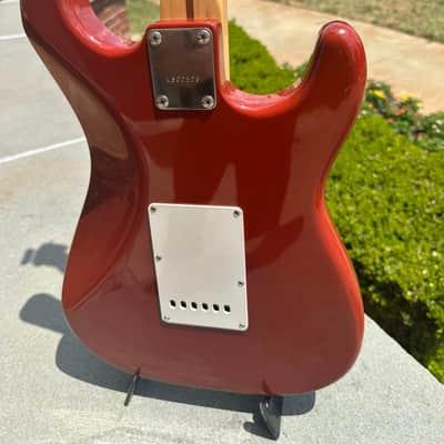 Greco SE Stratocaster Owned By Elliot Easton 1980 - Dakota Red Left Handed OHSC image 14