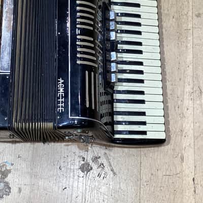 Acmette Accordion Vintage 1960s Black Acmette Accordion 41 keys 1960 - BLACK - #19619 image 15