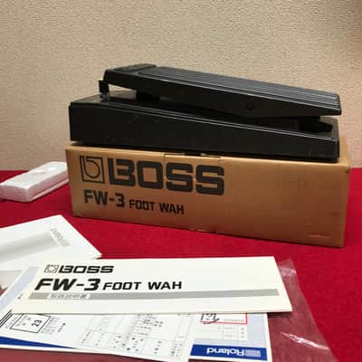 Boss FW-3 Foot Wah in the original box with manual, warranty card etc.  Sounds great! image 11