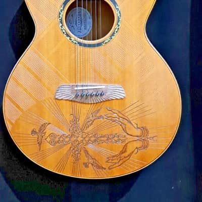 Blueberry Handmade Acoustic Guitar Grand Concert Faith image 5