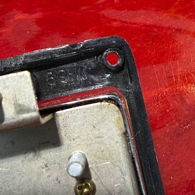 Gibson Pat No Sticker Pair Chrome humbucking pickup 1966 vintage PAF tone image 2