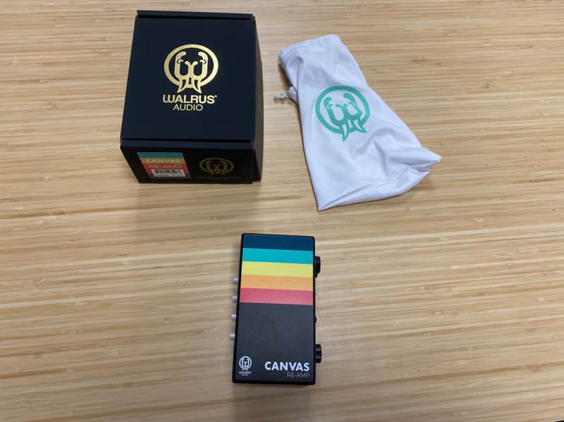 Walrus Audio Canvas Passive Re-Amp Unit 2023 - Present - Black w/ Rainbow Graphic image 1