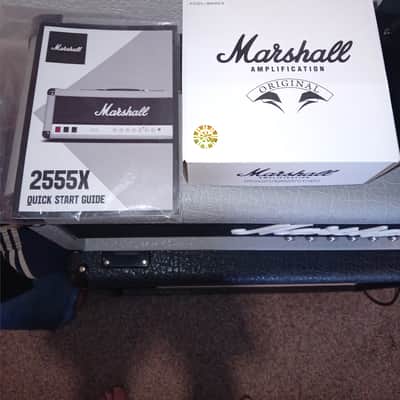 Marshall Silver Jubilee 2555X Reissue 2-Channel 100-Watt Guitar Amp Head - Silver image 4
