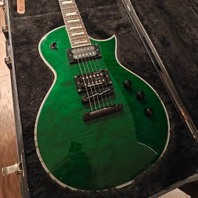 ESP LTD EC-1000 Deluxe See Thru Green 2020 image 1