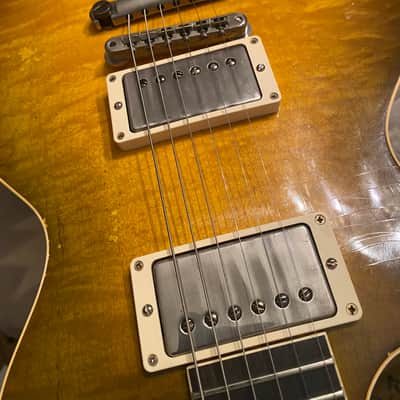Left handed Gibson Les Paul R9 Murphy Lab Ultra Heavy aged Carmelita neck 8.6 lbs !! image 11