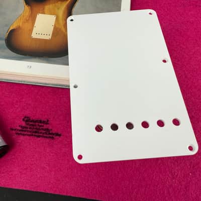 GVT Vintage repro 1954 Stratocaster ® Tremolo Backplate – HIPS Polystyrene Pre-CBS Round Hole image 3