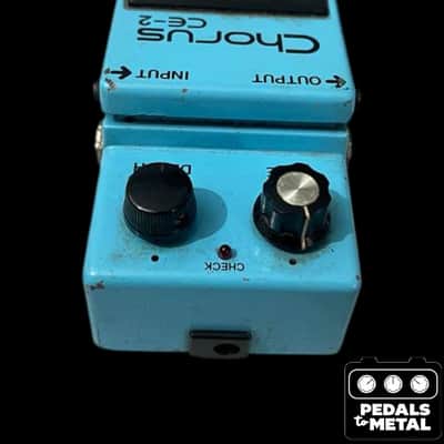 Boss CE-2 Chorus (Black Label) 1979 - 1984 - Blue - X18567 image 2