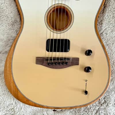 Fender FINNEAS Signature Acoustasonic Player Telecaster w/ Bag, Cappuccino Fade image 1
