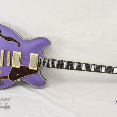 Ibanez Artcore AS73G Semi-Hollow Electric Guitar - Metallic Purple Flat image 4