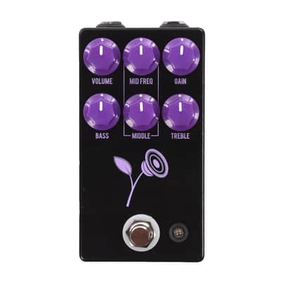 JHS Violet Lari Basilio Signature Distortion/Overdrive Pedal Black image 1