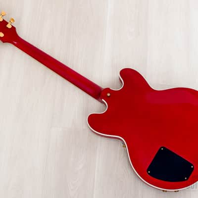 1997 Gibson BB King Lucille ES-355 Semi-Hollowbody Guitar Cherry Stereo, Near-Mint w/ Case & Hangtags, Yamano image 13