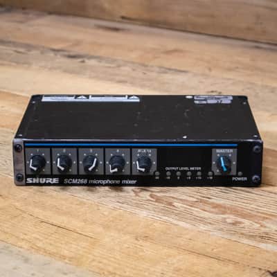 Shure SCM268 4-Channel Microphone Mixer SCM-268 Mic Line U285046 image 2