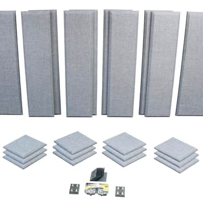 Primacoustic LONDON-12 120 sq. ft. Broadway Acoustical Room Kit with 2 Broadway Panels, 8 Control Columns, 12 Scatter Blocks - BLACK(Z900 0120 00) image 1