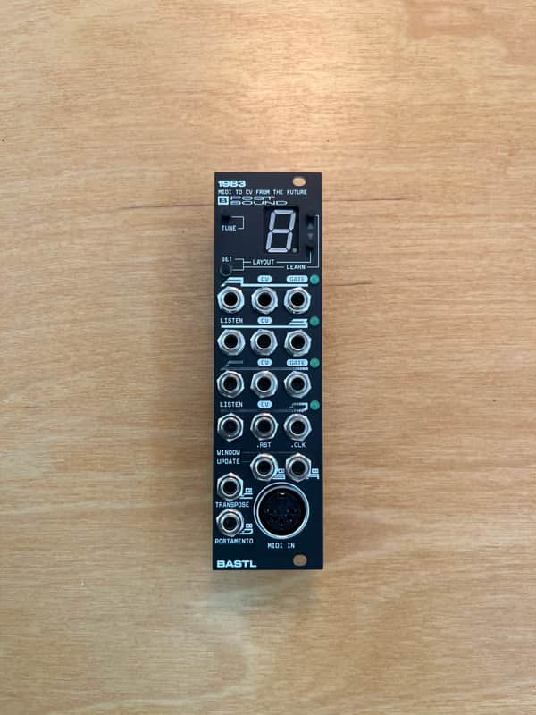 BASTL Instruments 1983 Polyphonic MIDI to CV Interface 2013 - 2020 - Black image 1
