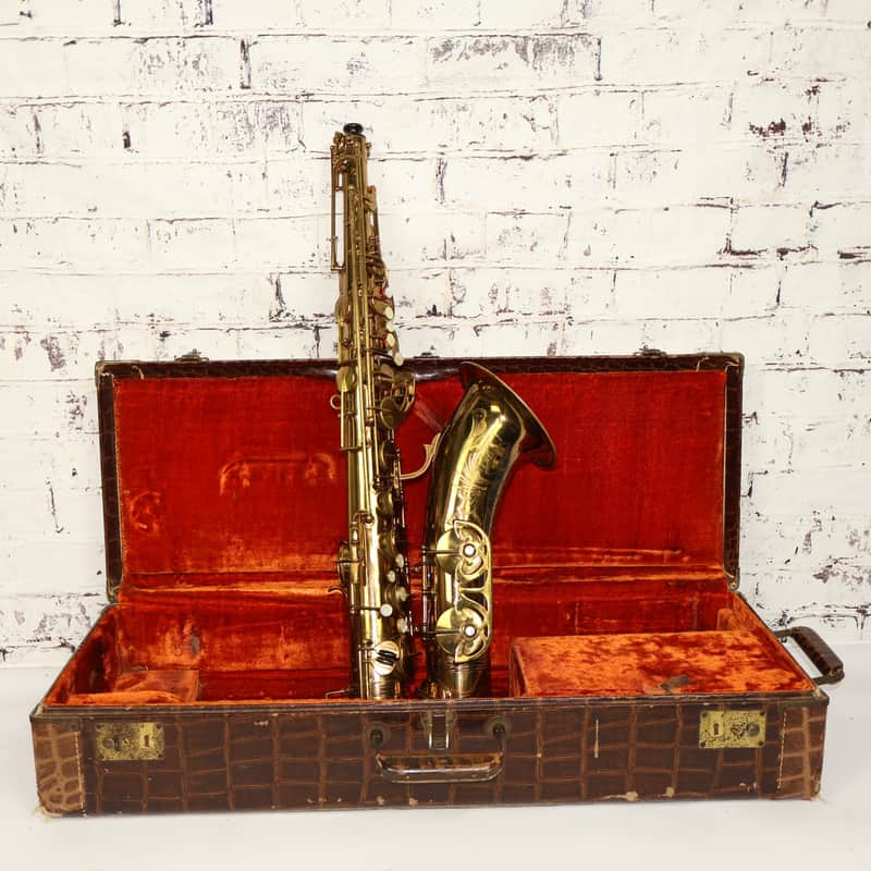 Vintage 1940s Buffet Crampon SA 18-20 Tenor Saxophone w/ OHSC image 1
