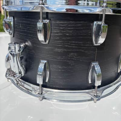 Ludwig Classic Series Hybrid 8x14" Oak/Maple Snare Drum 2010s - Black image 2
