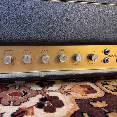 Vintage 1967 Marshall Super Bass 10,000 Series Plexi Guitar Amplifier Head 1960s image 4