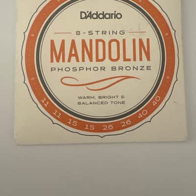 D'Addario EJ74 Phosphor Bronze Medium Mandolin Strings, 11-40 2014 - 2020 - Bronze image 1