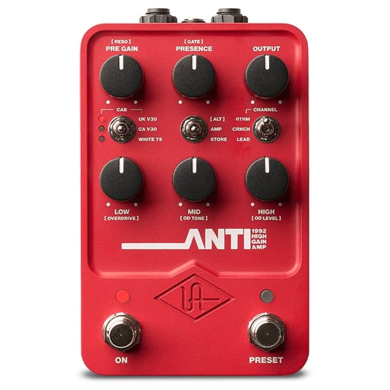 New Universal Audio Anti 1992 High Gain Amp Guitar Effects Pedal image 1