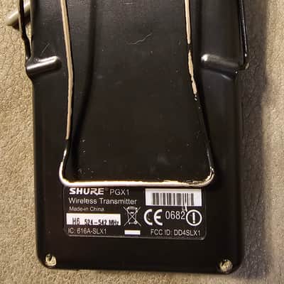 Shure PGX4/PGX1 wireless guitar system 2014 - Black image 3