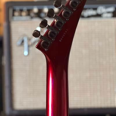 Washburn G20-V Left-Handed – Metallic Red Wine – Setup for Right-Handed Playing – Made in Japan – Very Good Condition – Wonderbar image 9