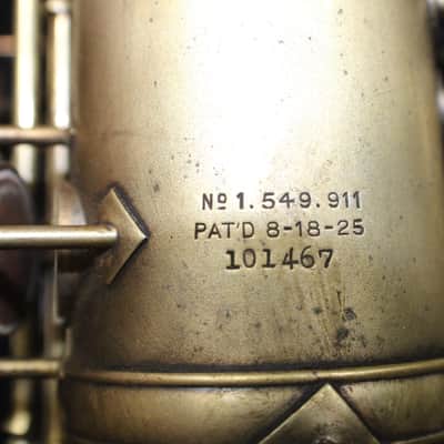 A Vintage 1927 King by H.N. White Tenor Saxophone Really Nice Horn with No Case #10 S image 12