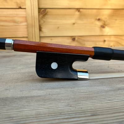 Double Bass French Bow - W.Strunal Czechoslovakia, Pernambuco, fab condition. image 17