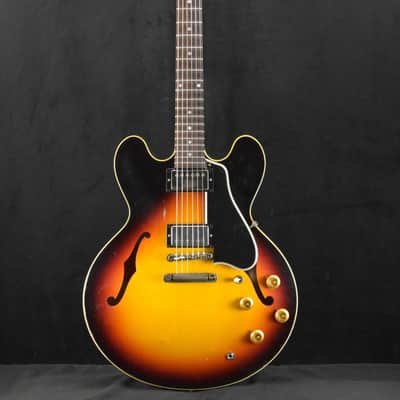 Gibson Murphy Lab 1958 ES-335 Reissue Tri-Burst Light Aged image 2