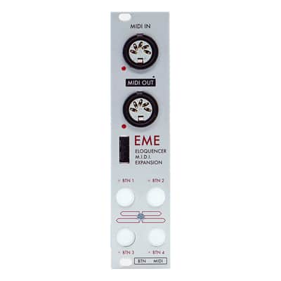 Winter Modular EME Eurorack Eloquencer MIDI Expansion Module (Silver) image 1
