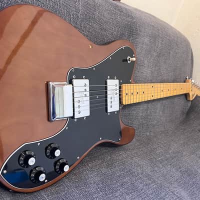 1974 Greco TD500 Telecaster Deluxe Mocha Made in Japan Vintage w/ Fernandes Hard Case image 2