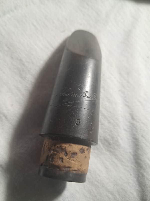 George Bundy Signed #3 Vintage Clarinet Mouthpiece image 1