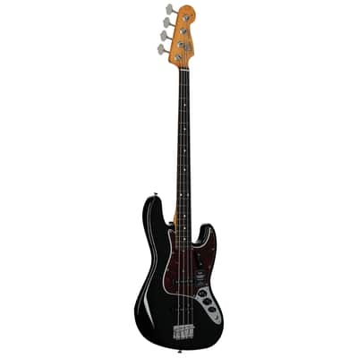 Fender Vintera II '60s Jazz Electric Bass, Rosewood Fingerboard (with Gig Bag), Black image 2