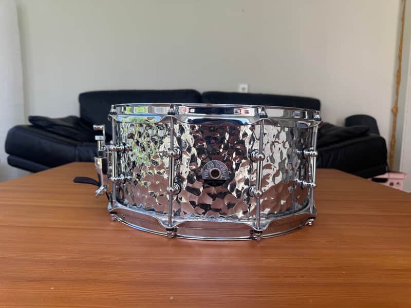 Dixon Cornerstone Concert Snare Drum PDSCC654ST 2026 - Hammered Chrome image 1
