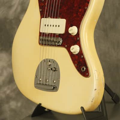 original 1964 Fender JAZZMASTER Olympic White w/matching headstock image 6