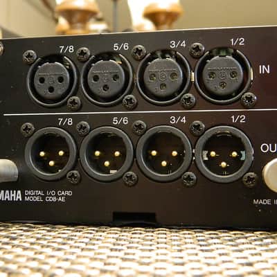 Yamaha CD8-AE AES/EBU Format 8 in 8 out Expansion I/O Card Digital Interface for 02R and 03D Mixer image 4