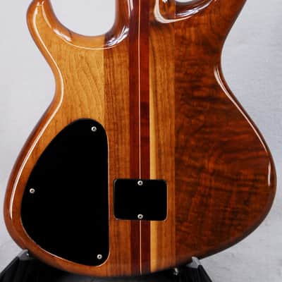 Tobias Basic 5 Bass - Pre Gibson1985 Fretted Converted to Fretless American Black Walnut image 8