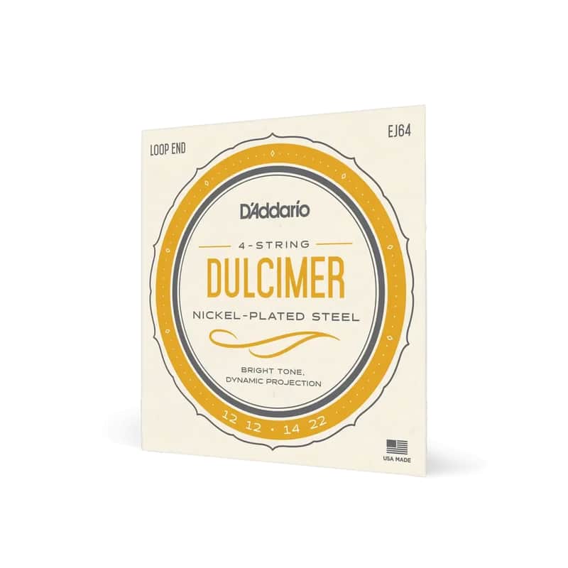 D'Addario 4-String Dulcimer Strings | Nickel-Plated image 1