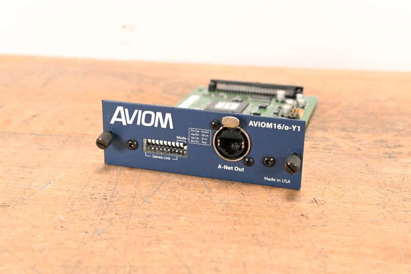 Aviom 16/o-Y1 A-Net Card for Yamaha Digital Products CG01SCH image 1