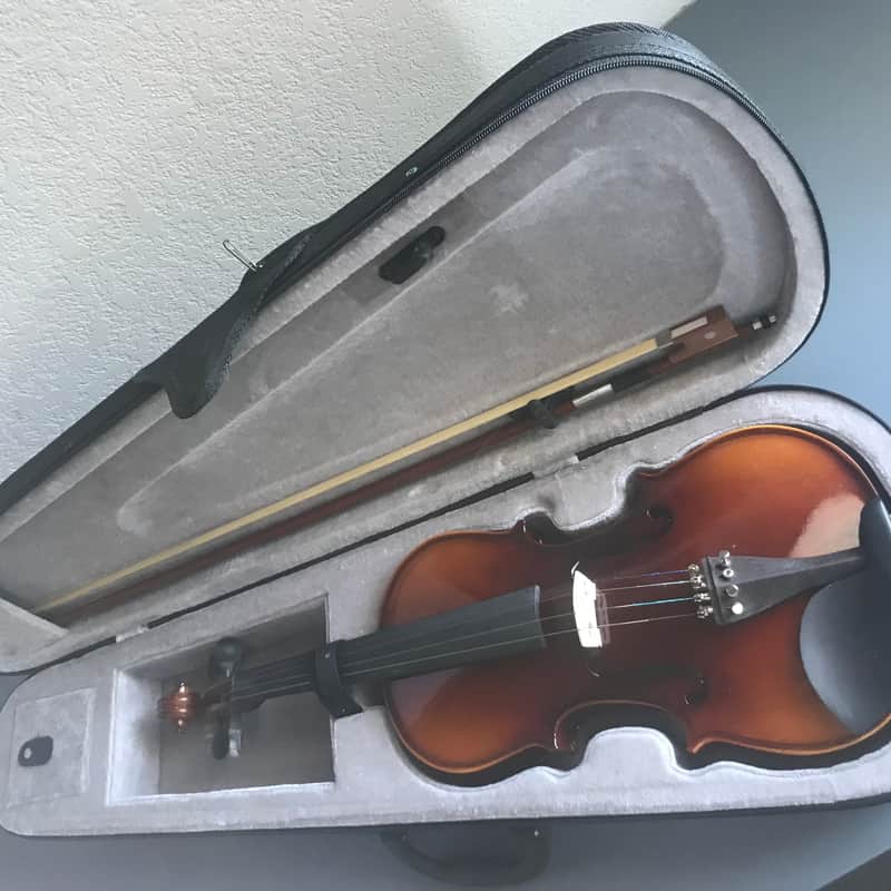 4/4 Rothenberg 1732 Stradavarious Replica Violin w/ Maple Flame Back and Sides + Bow and Case. Sale Benefits Music Ed Nonprofit! image 1