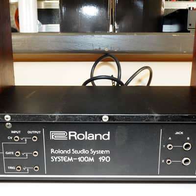 Roland System 100M 190 Rack Case 1979 - 1984 - Gray image 4