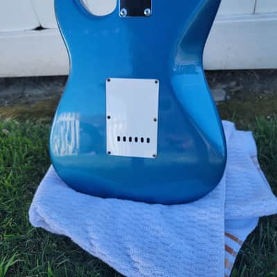 Ishibashi Mavis MIJ Japan Stratocaster 80s In Daphne Blue image 4