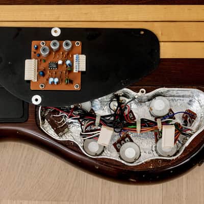 1981 Ibanez Musician MC-924H Vintage Hybrid Fretted & Fretless Bass, AJ10 Alphonso Johnson Signature image 15