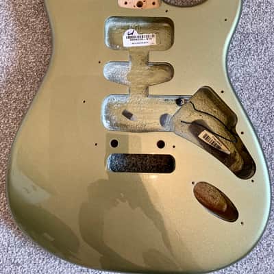 Fender American Stratocaster Body  in Jade Pearl Metallic image 1