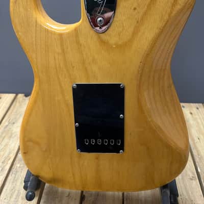 1975 Fender Stratocaster Natural Solid Body Electric Guitar, image 5