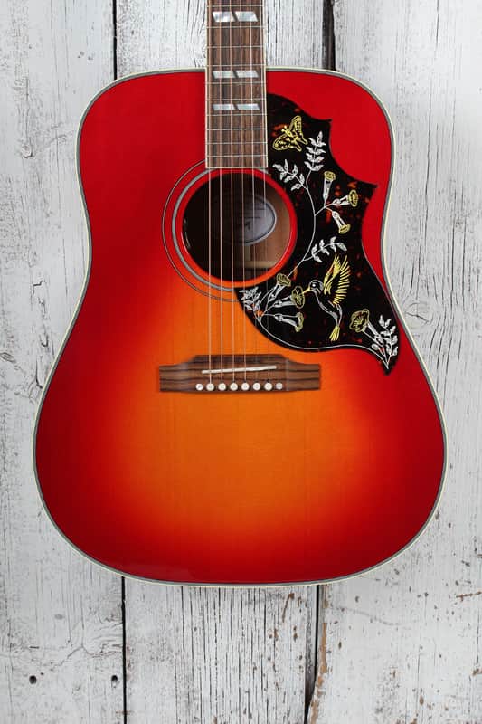 Gibson Hummingbird Standard Acoustic Electric Guitar Cherry Sunburst with Case image 1