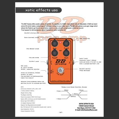 Xotic BB Preamp image 8
