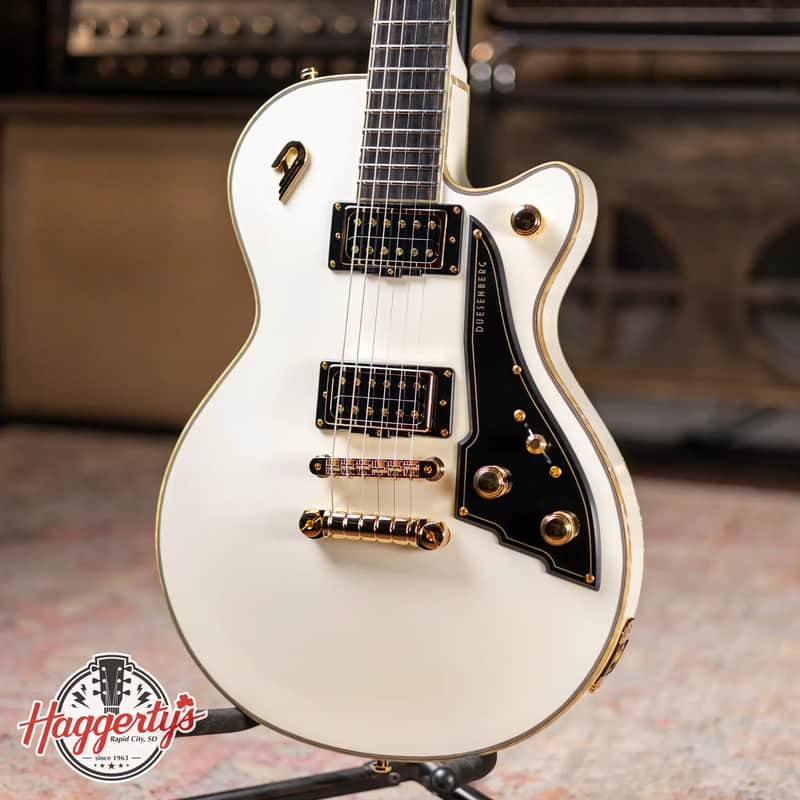 Duesenberg Fantom A Electric Guitar - Aged White with Hardshell Case - Demo image 1