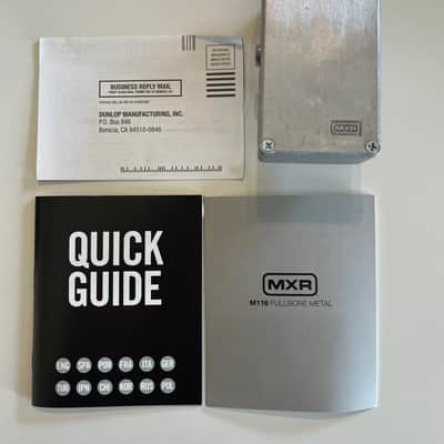 MXR M116 Fullbore Metal New in box w/paperwork. Amazing metal tones. Great for any application. image 2