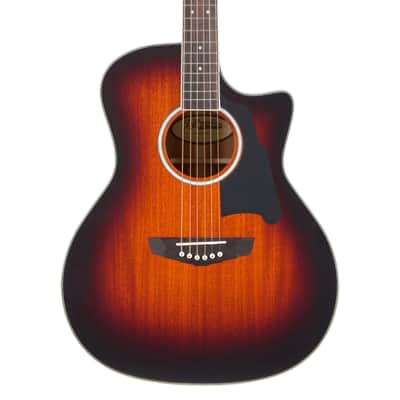 D'Angelico Excel Gramercy, Mahogany Burst Grand Auditorium Acoustic-Electric Guitar image 8